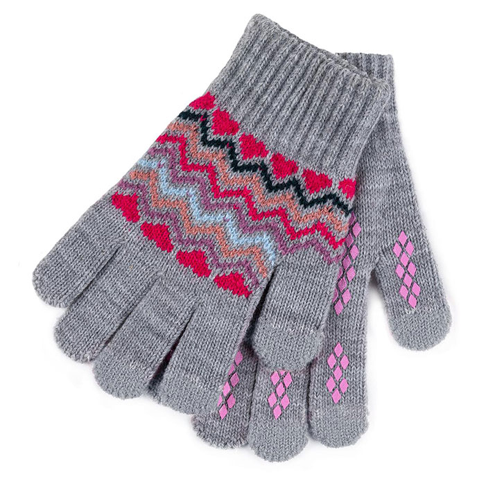 totes Girls Knitted Hat, Glove and Snood Set Pink Mix Extra Image 3
